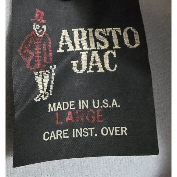 Vintage Aristo Jac Nylon Jacket Navy Blue Western Star Trucks Martins Truck Part - Picture 5 of 6